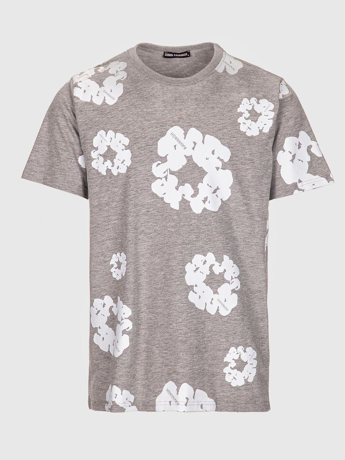 t-shirts / Grey Melange Bloom Tee