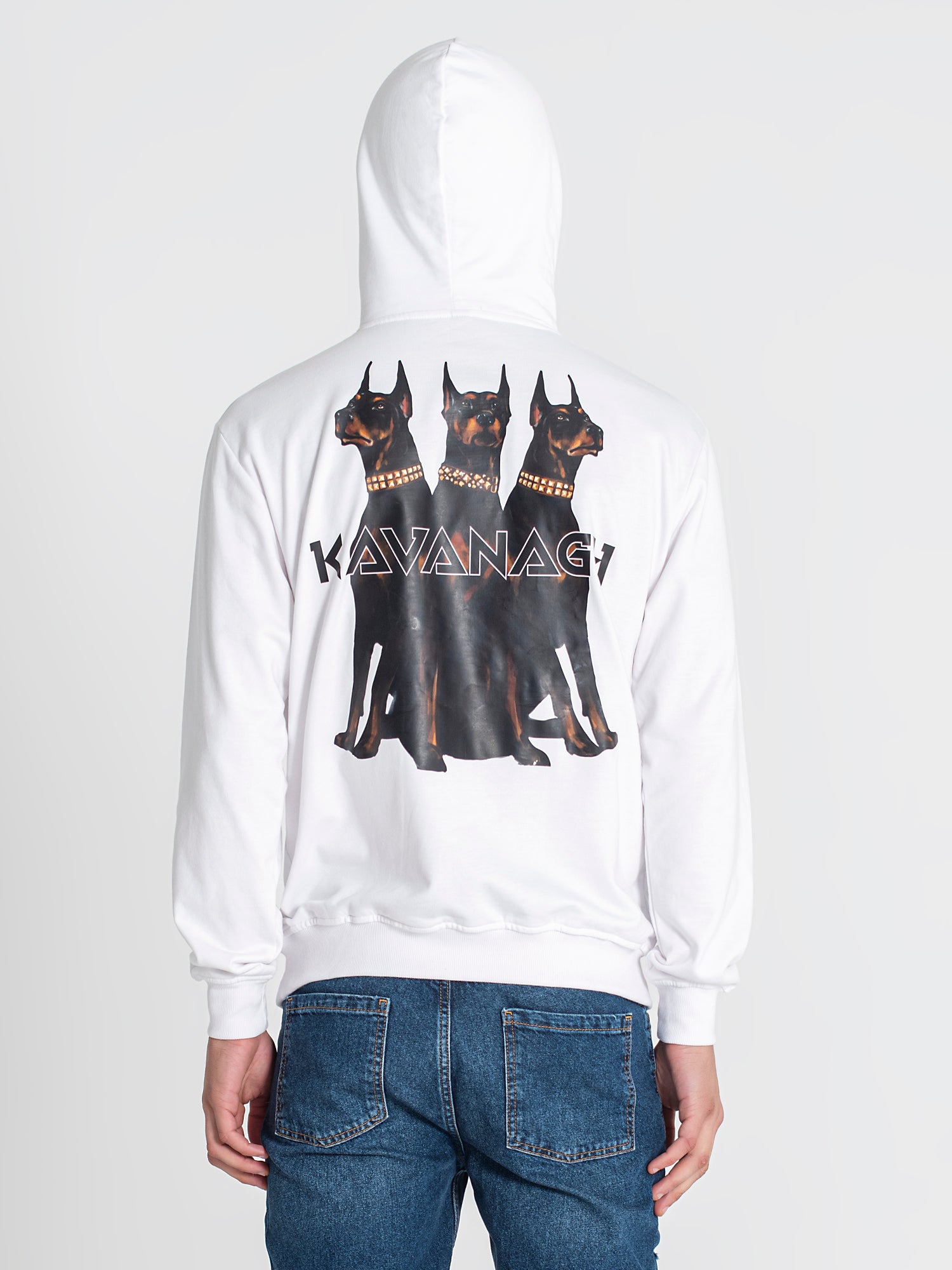 zip jackets / White Anger Hoodie Jacket