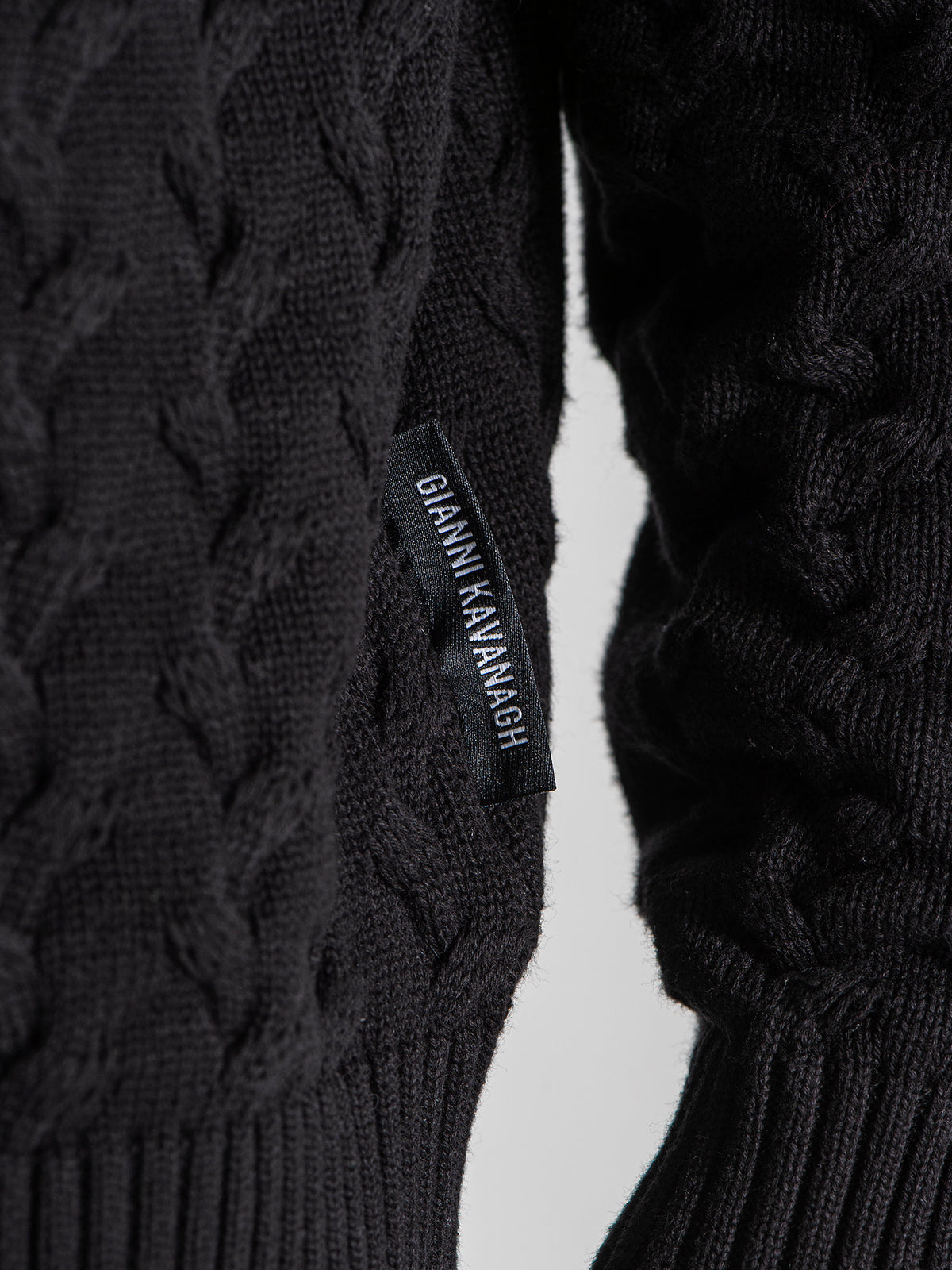 sweats / Black Snug Knit Sweat