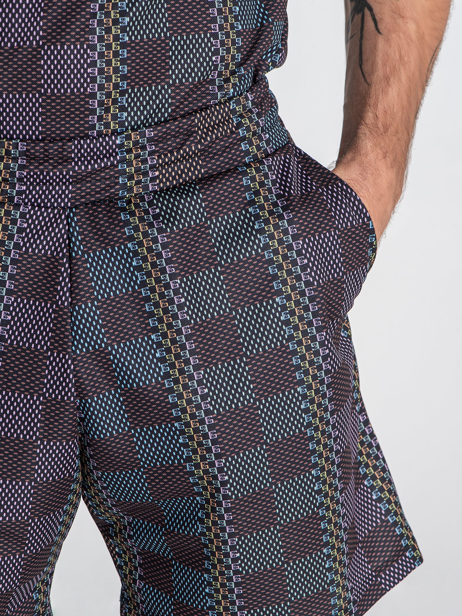 shorts / Multicolor Pixel Shorts