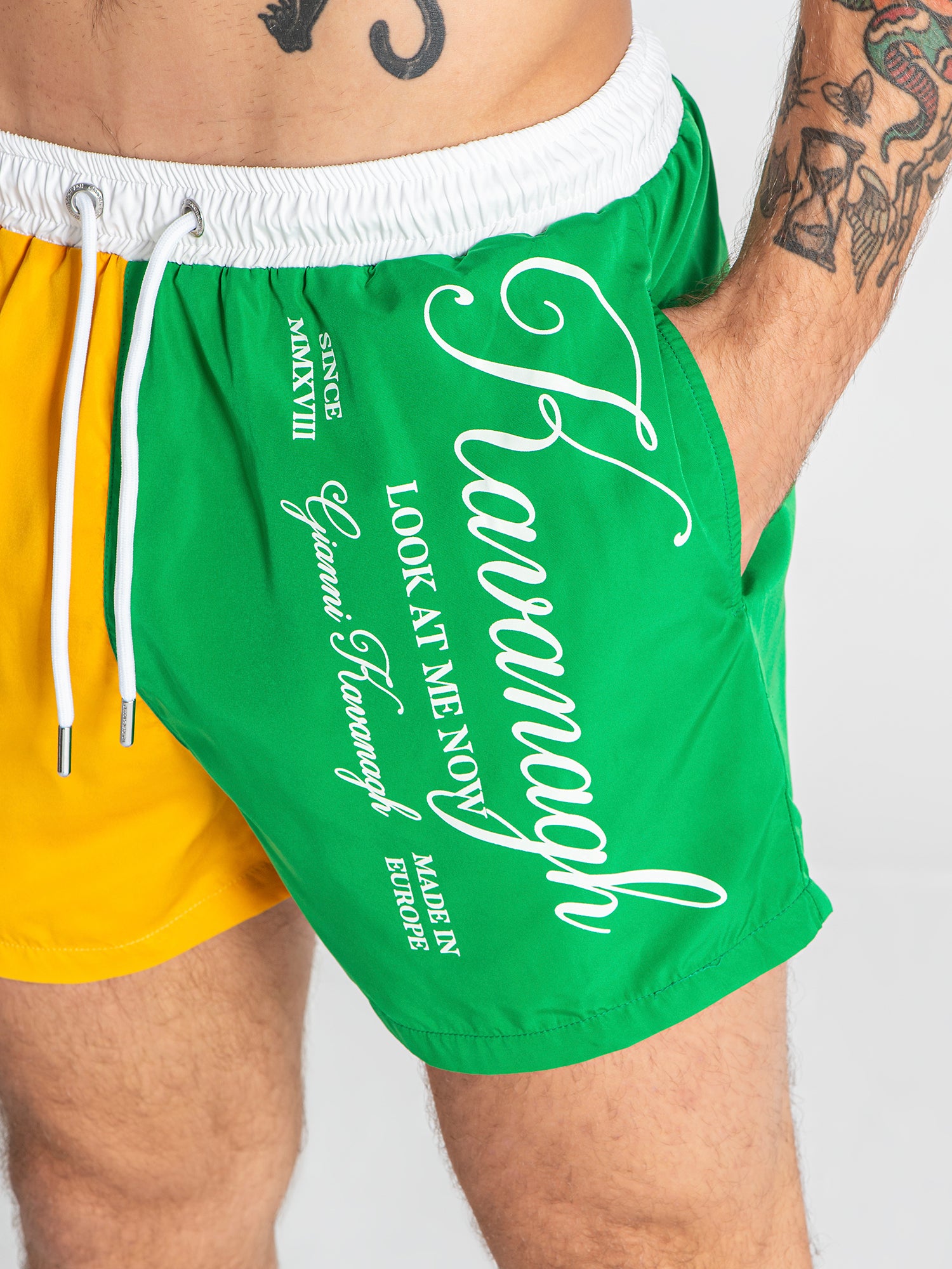 swimshorts / Green Showstopper Swimshorts