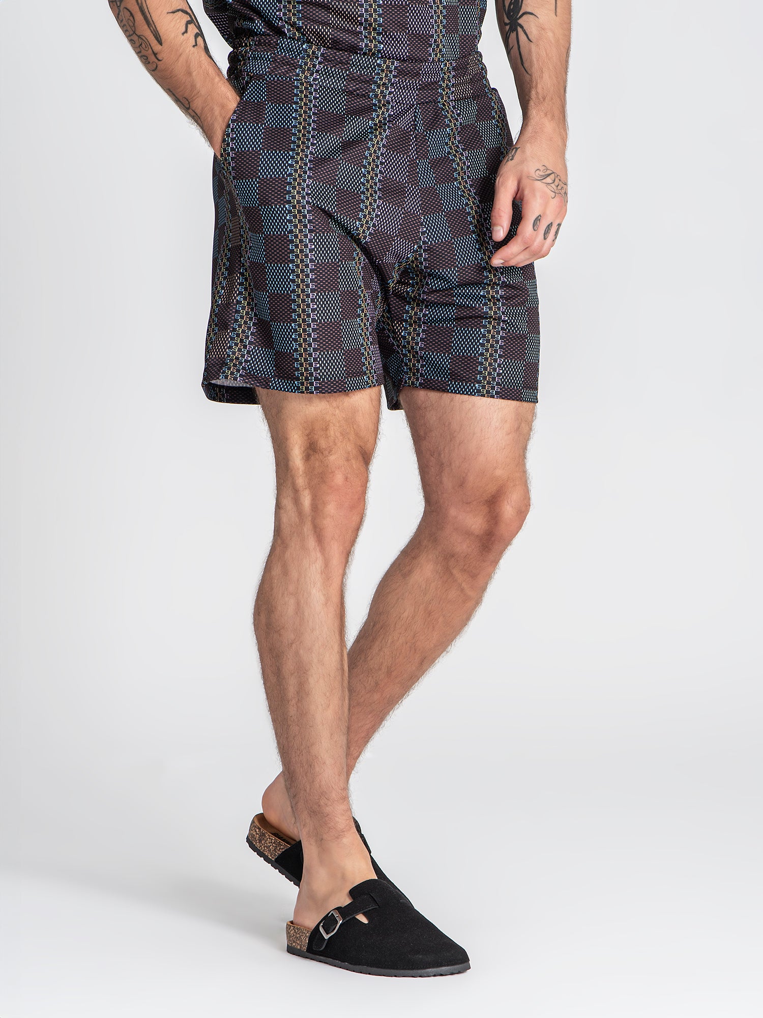shorts / Multicolor Pixel Shorts