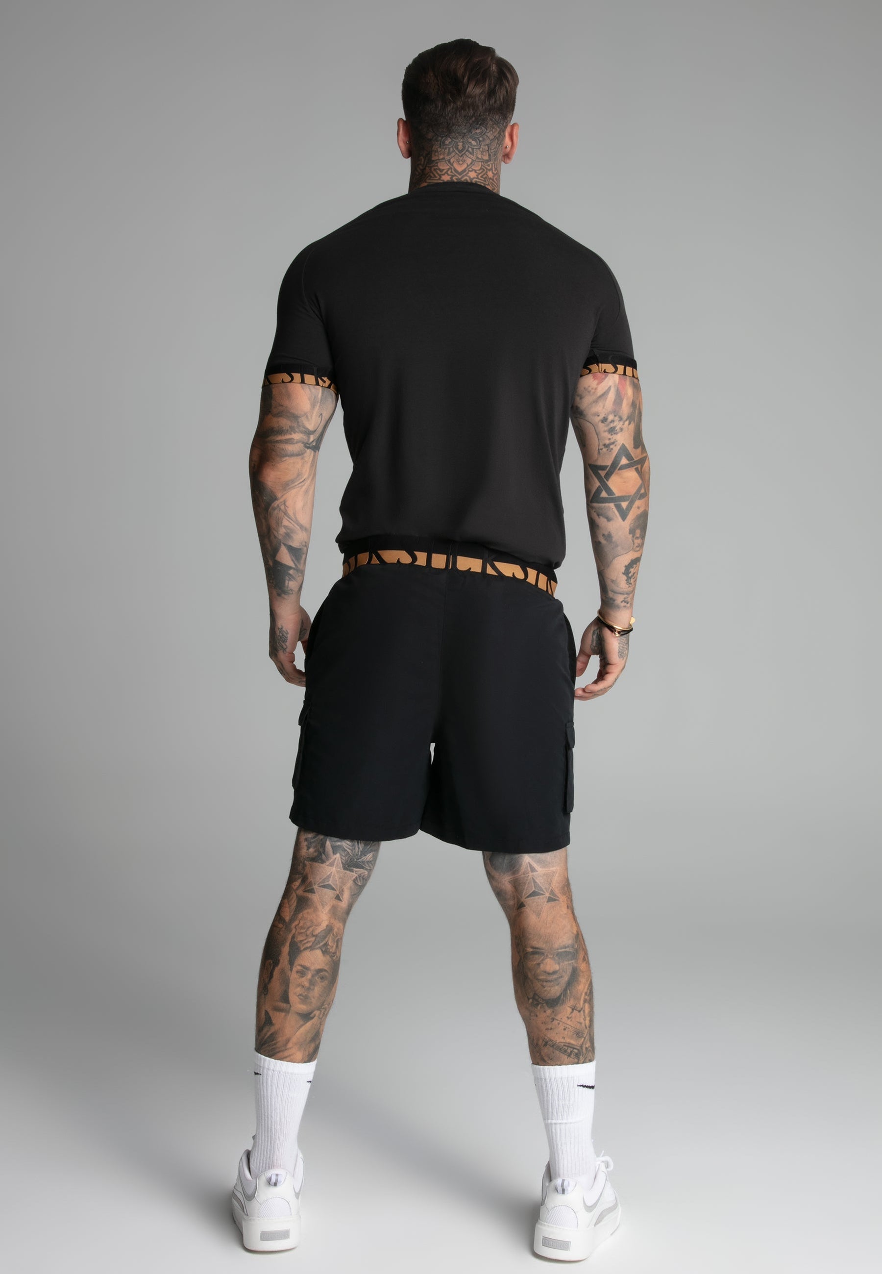 swimshorts / Black Cargo Swim Short