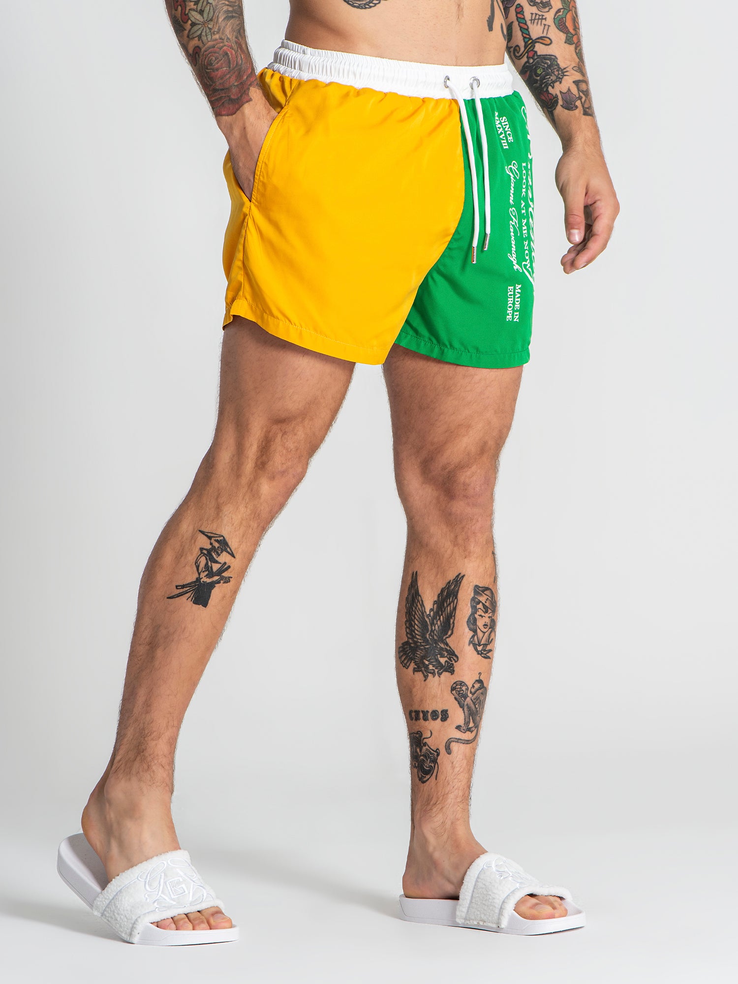 swimshorts / Green Showstopper Swimshorts