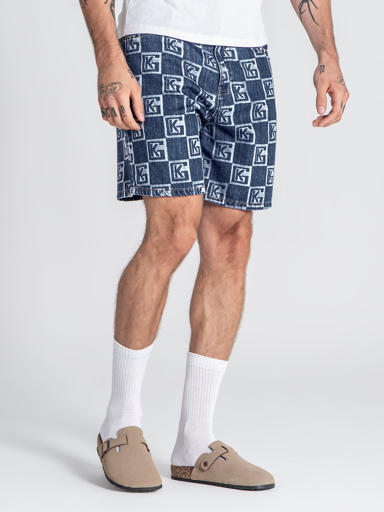 shorts / Light Blue Clone Denim Shorts