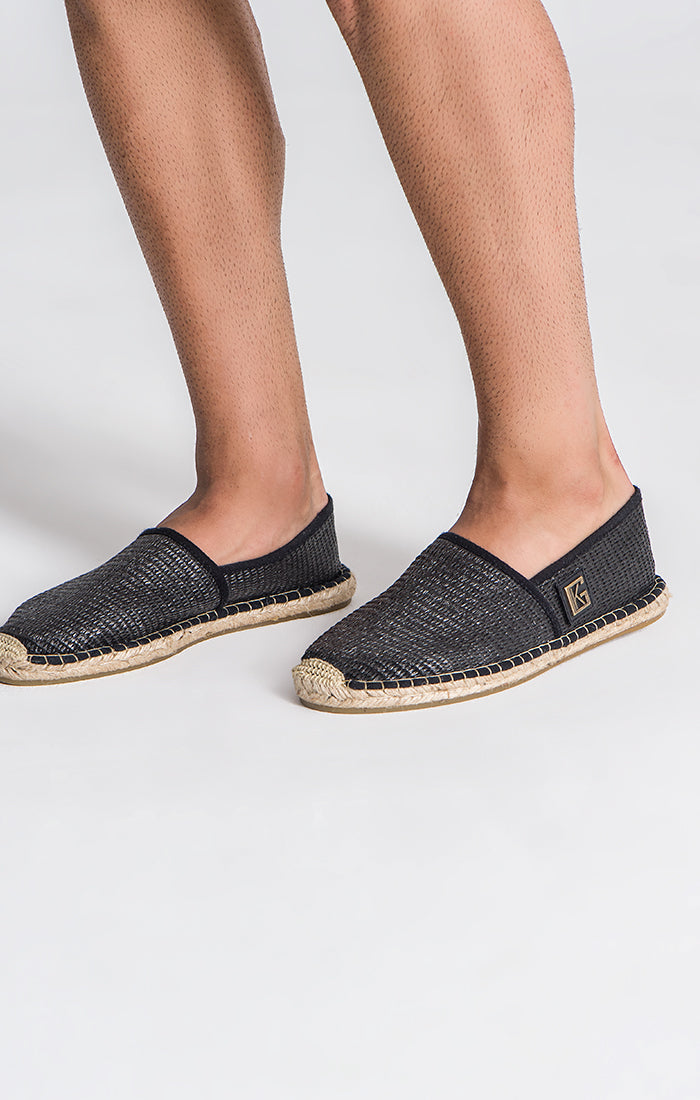 Black GK Artisan Espadrilles