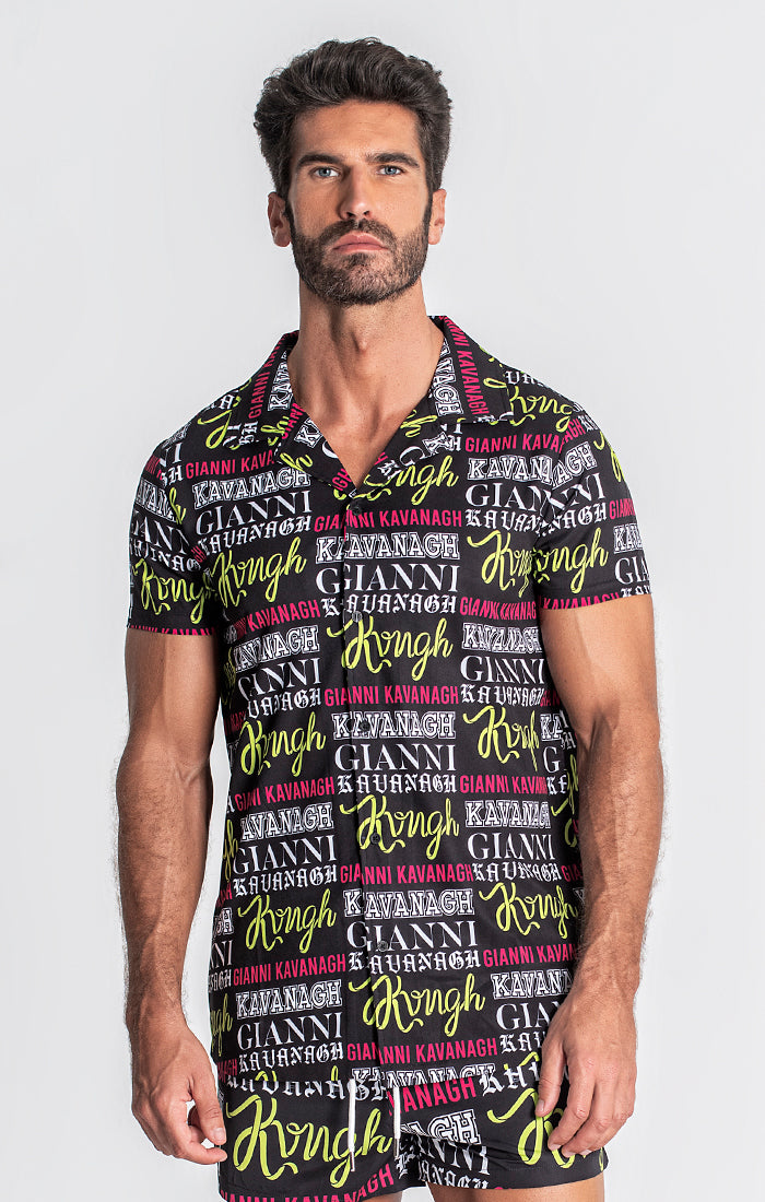 Multicolor Translation Hawaiian Shirt