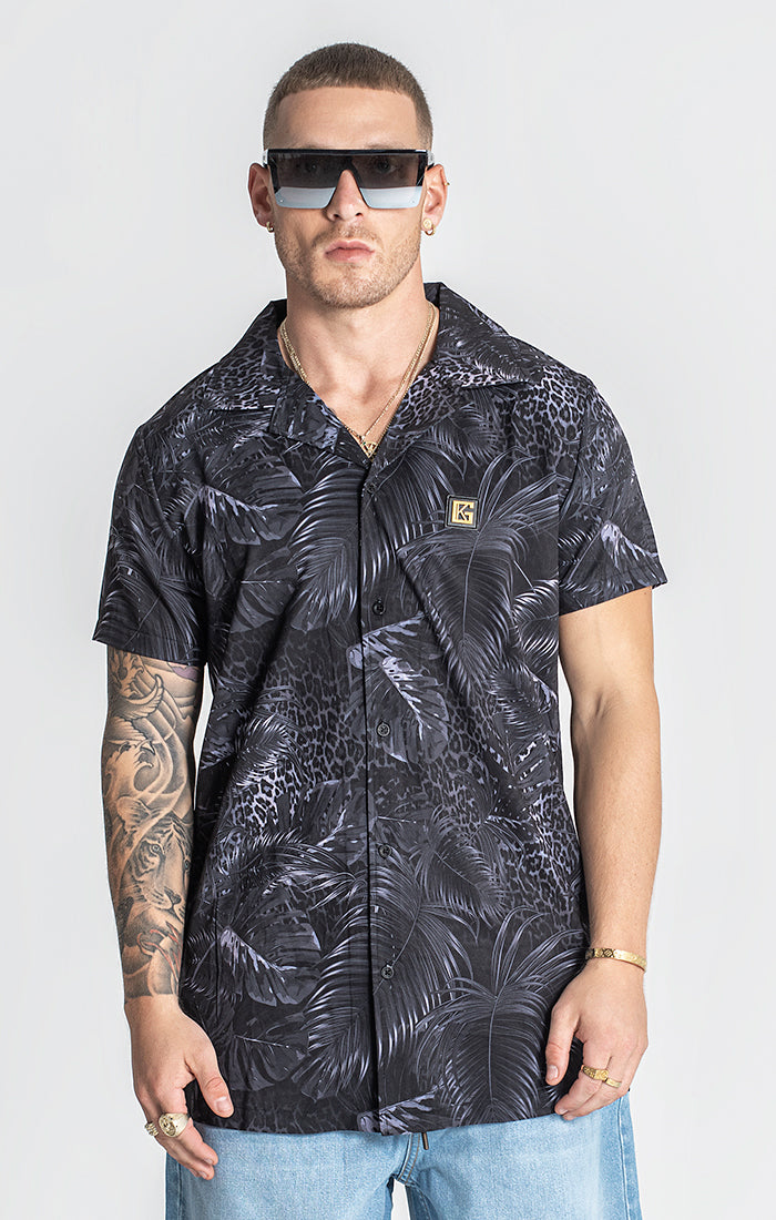 Black Resort Hawaiian Shirt