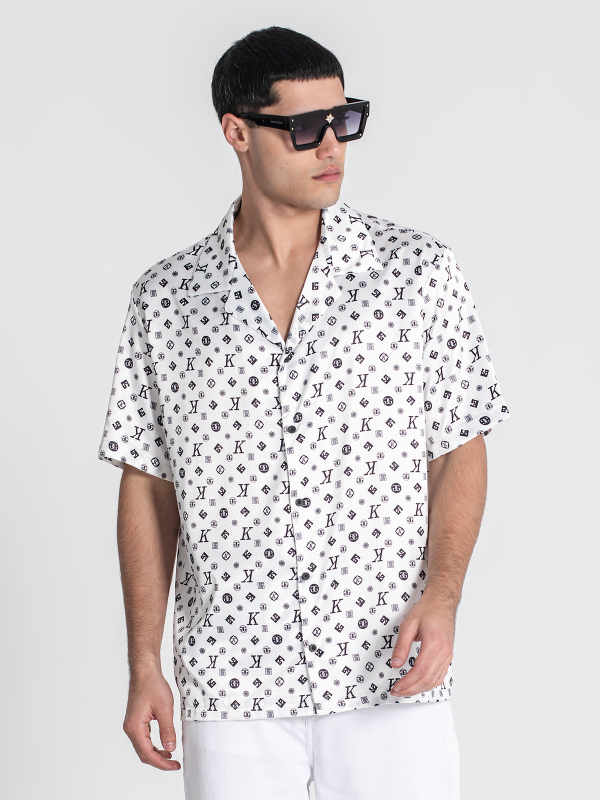 White Mania Satin Shirt