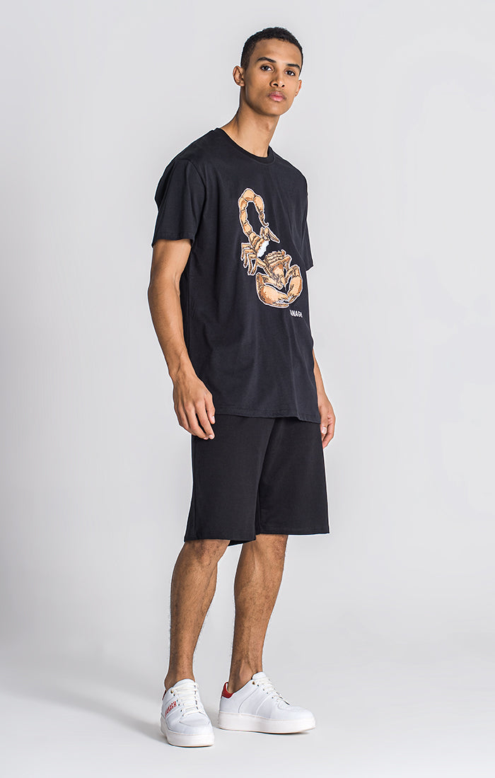 Black Scorpio Oversized Tee