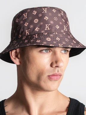 Black K Bucket Hat