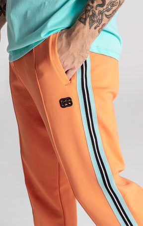 Orange Straight Pants