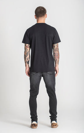 Black Nouveau Diamond Tee