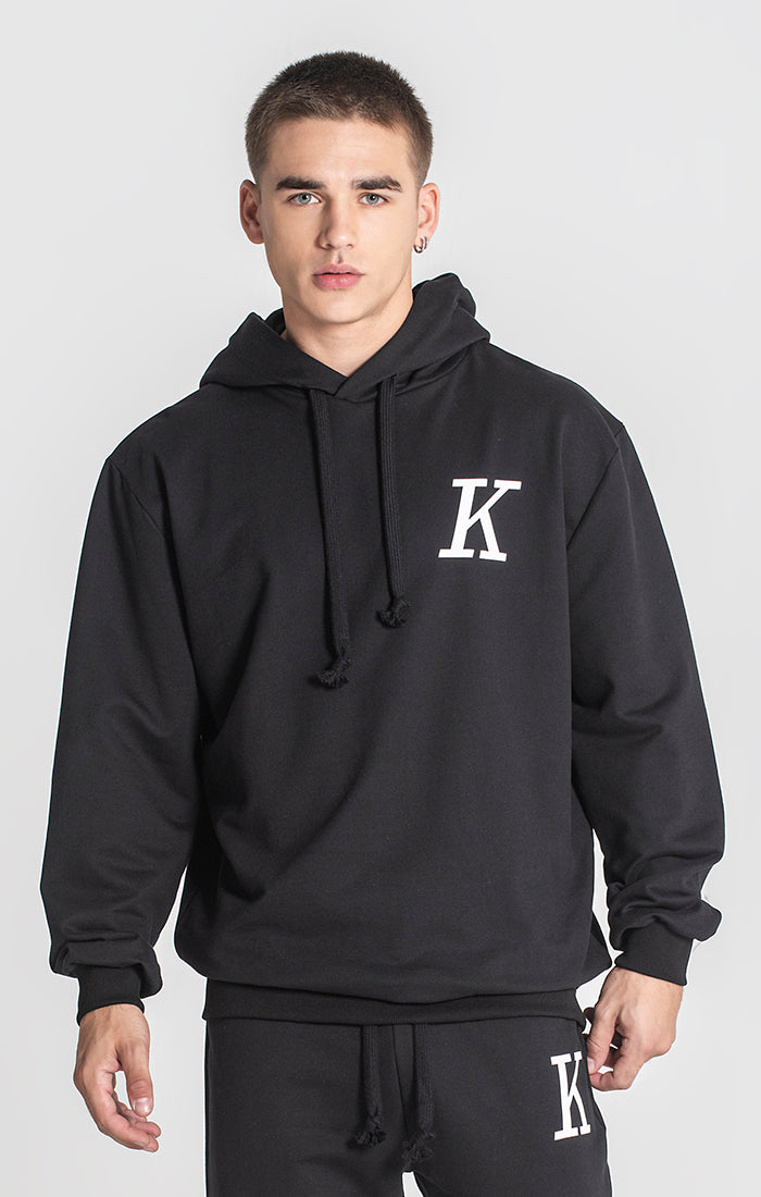 Black K Oversized Hoodie