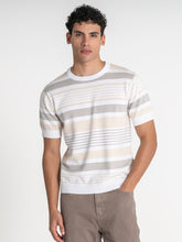 t-shirts / White Retro Knit Tee