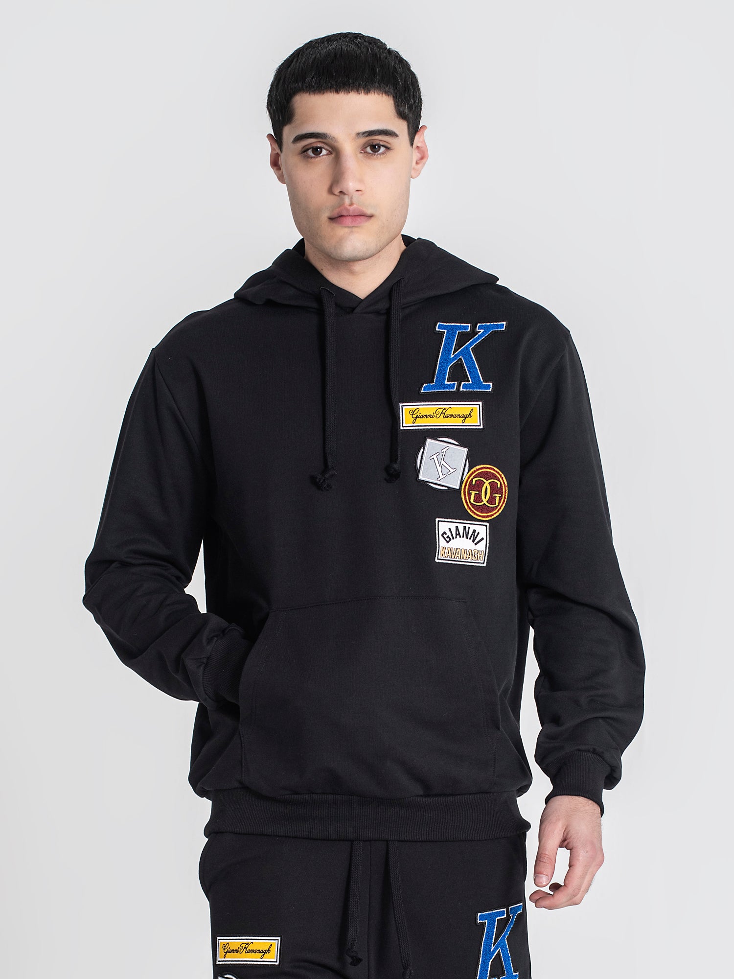 Black Collage Hoodie