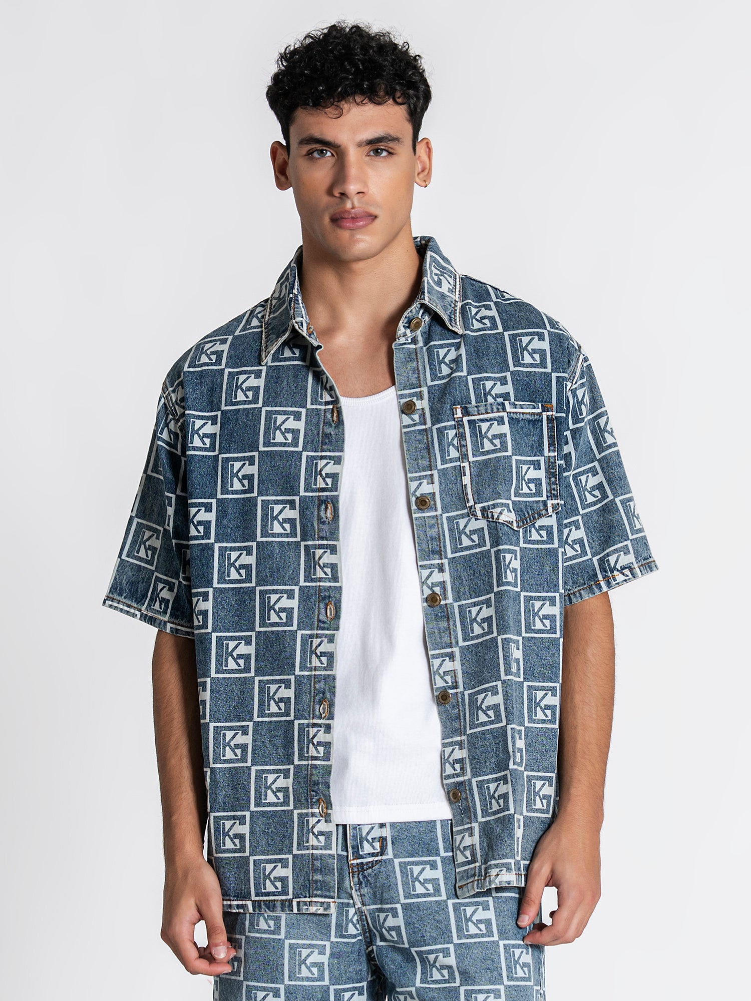 Light Blue Clone Denim Shirt