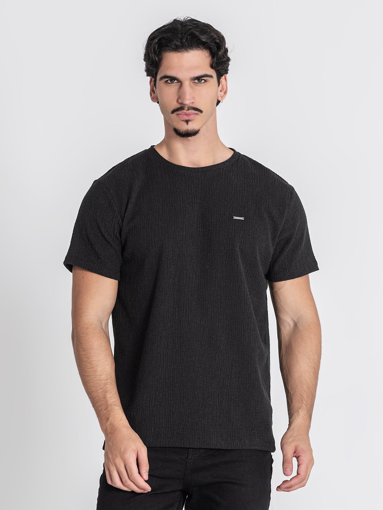 Black Texture Tee