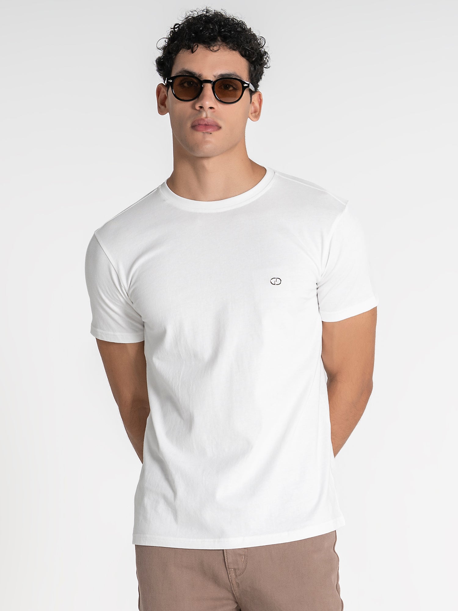 White Metal Tee