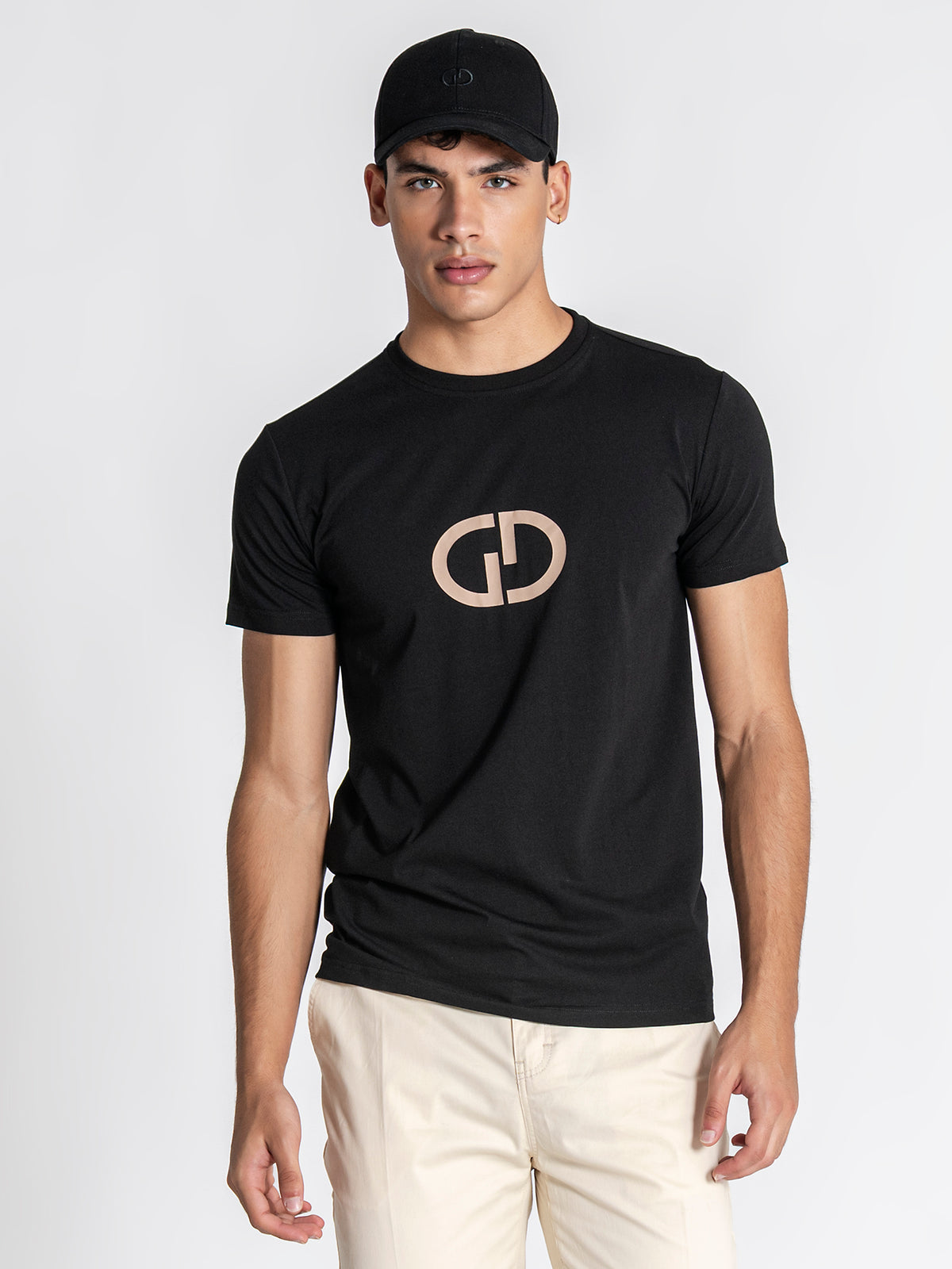 t-shirts / Black GG Print Tee
