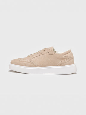 sneakers / Beige Dots Sneakers