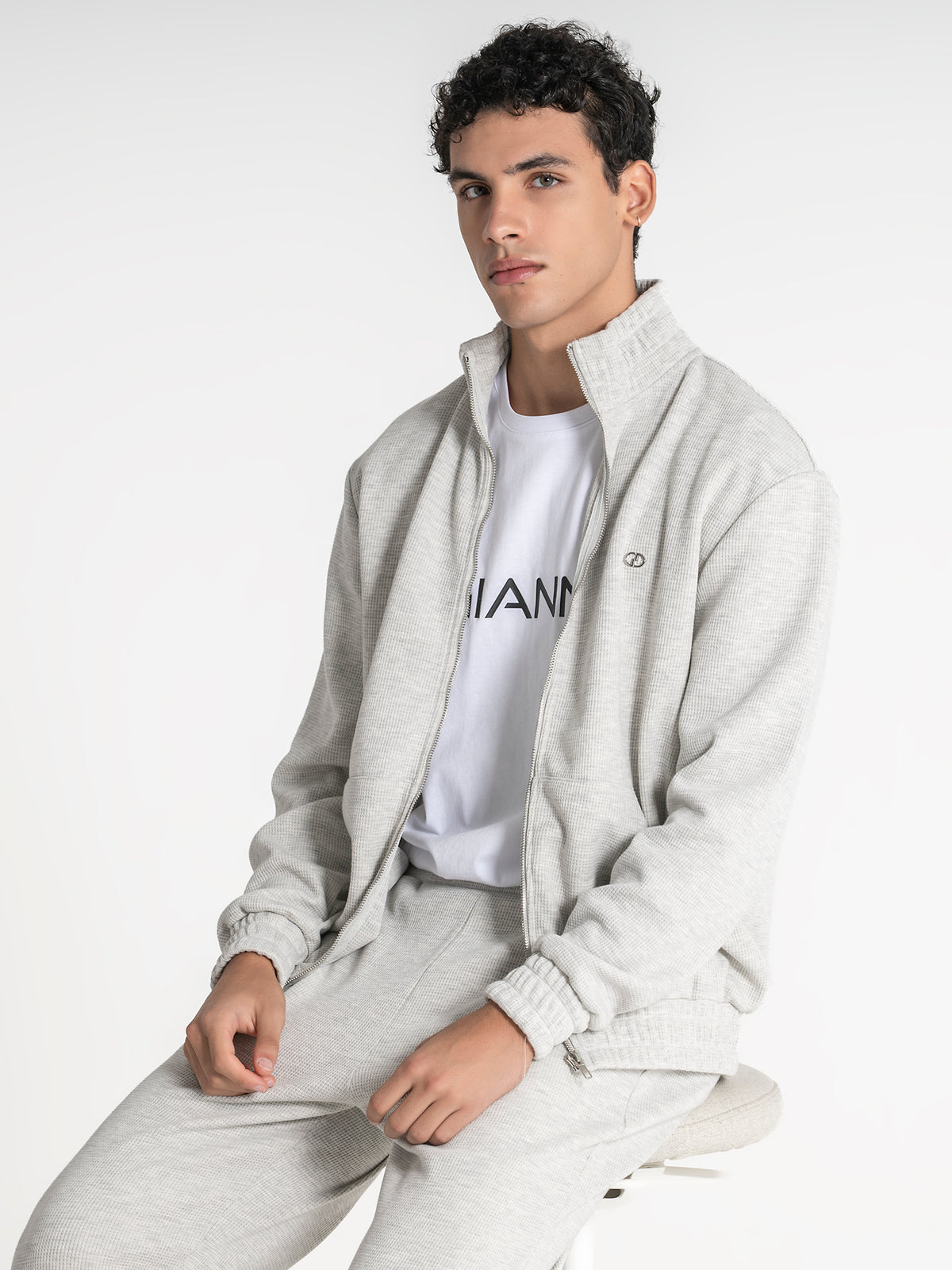 zip jackets / Grey Stone Zip Jacket