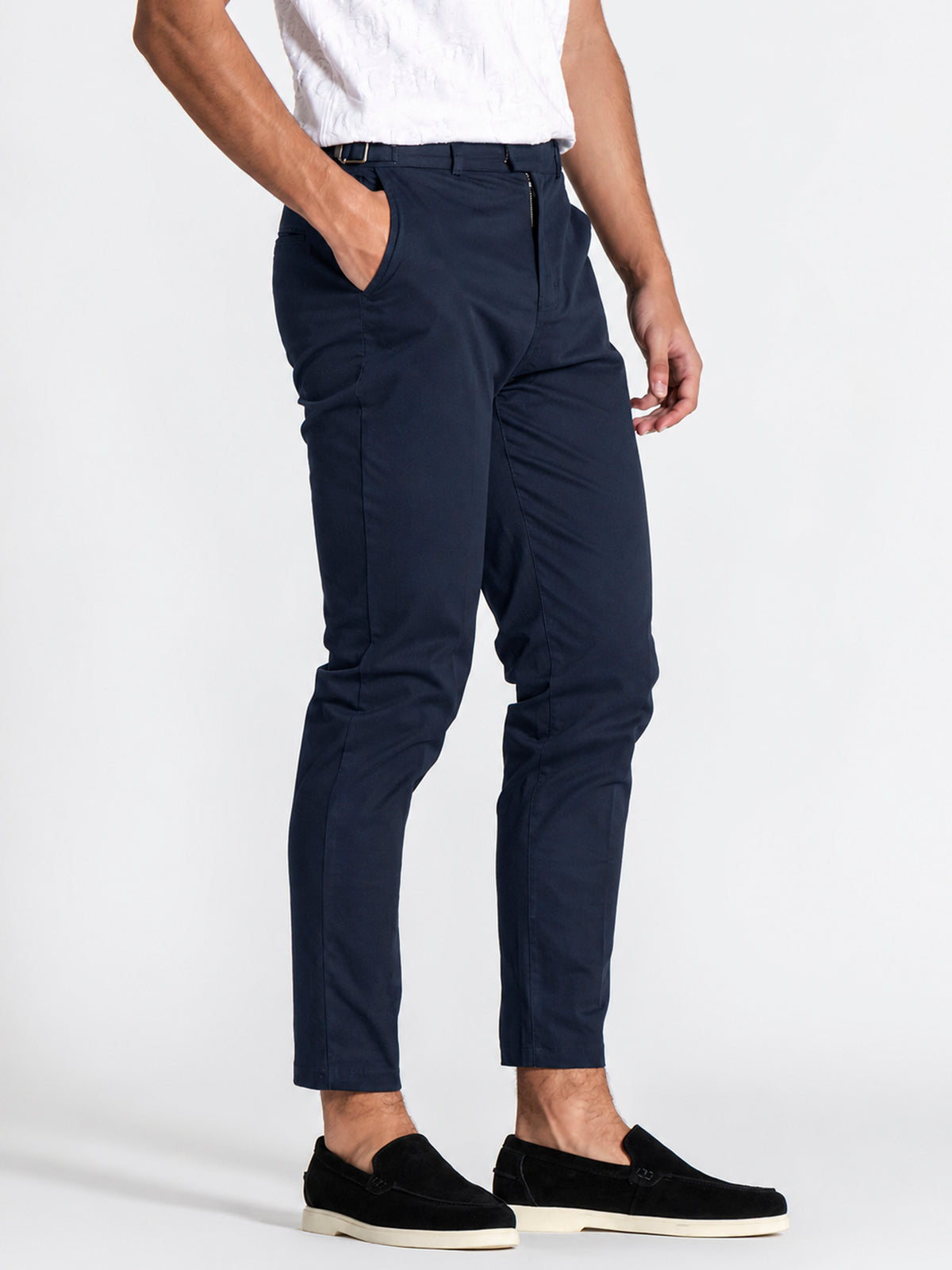 Pantalon Chino Bleu Lock