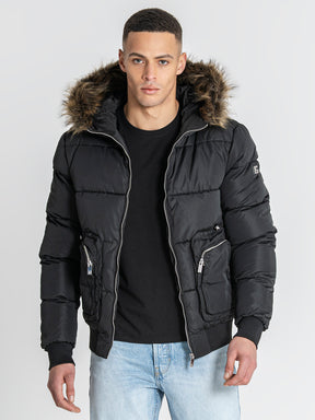 puffers / Black Utility Puffer Jacket