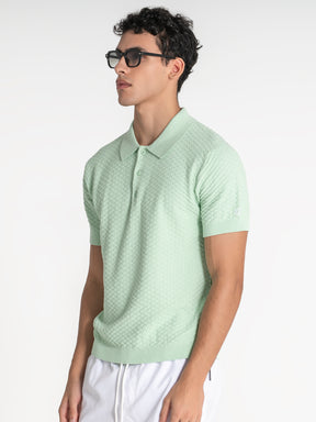 polos / Mint Pop Knit Polo