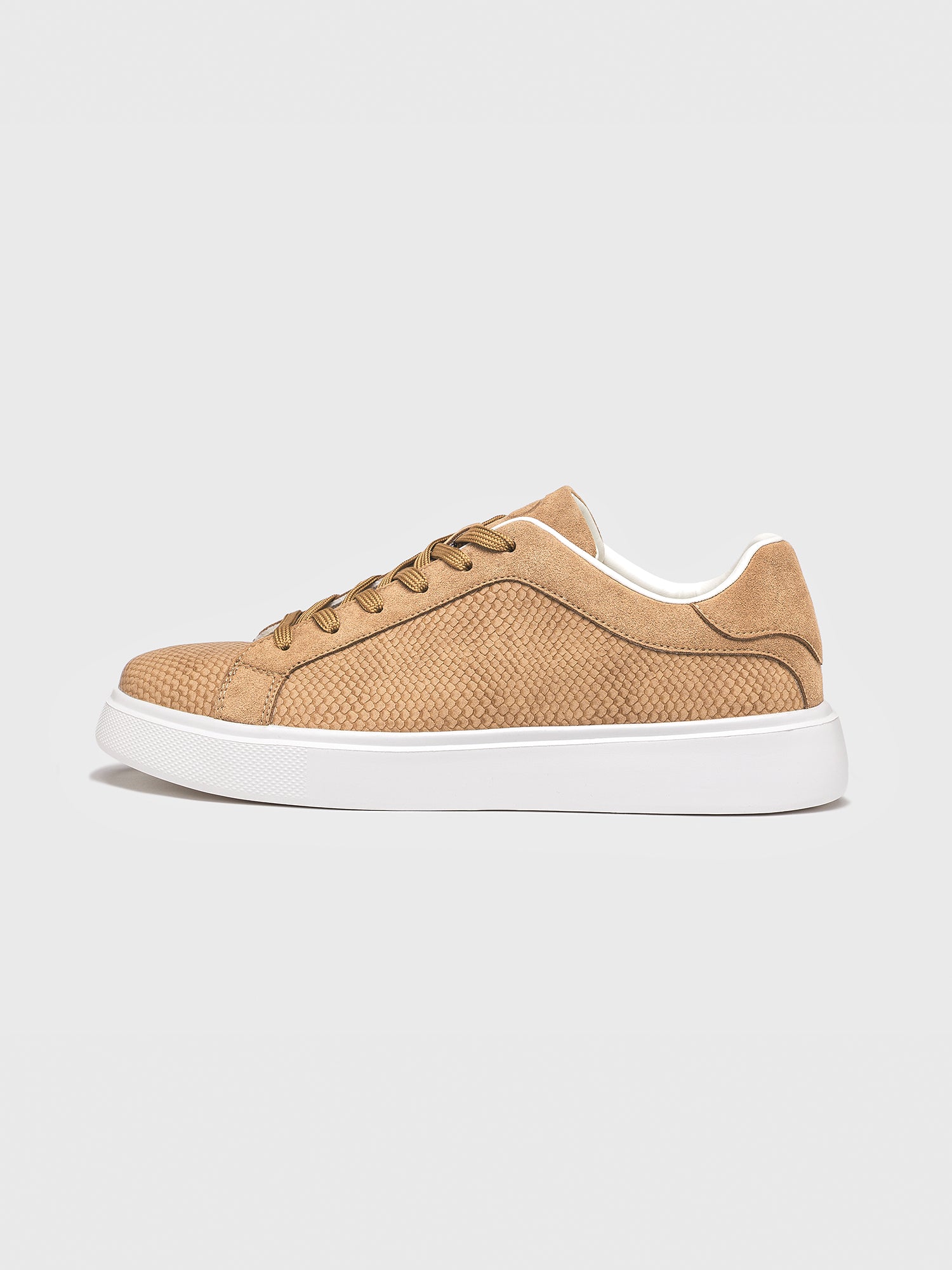 Beige Tact Sneakers