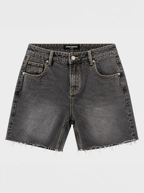 shorts / Black Wash Denim Shorts