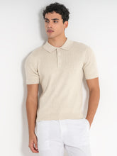 polos / Beige Essential Knit Polo