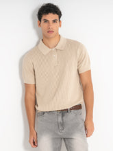 polos / Taupe Sense Knit Polo