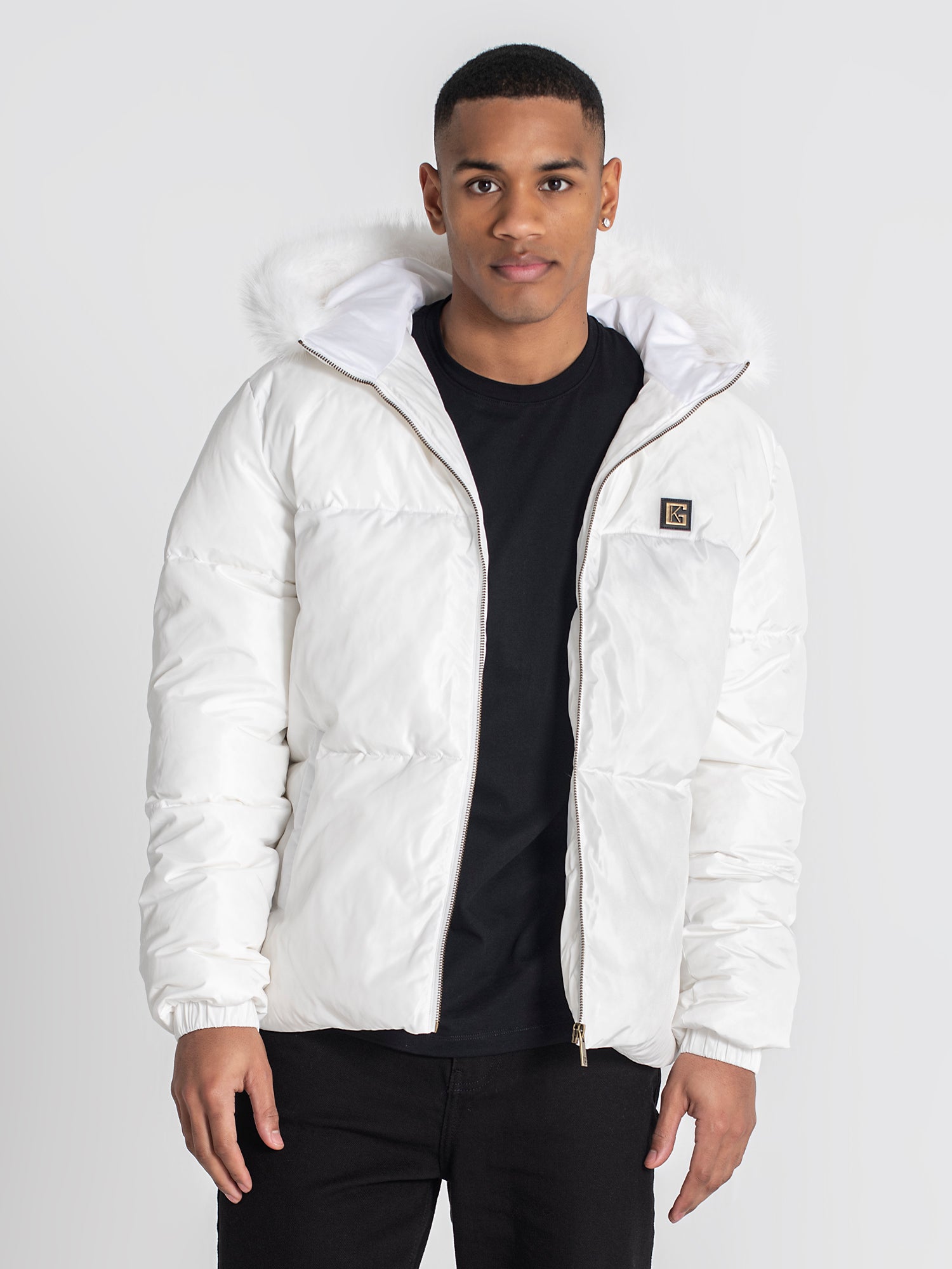 White Core Puffer Jacket