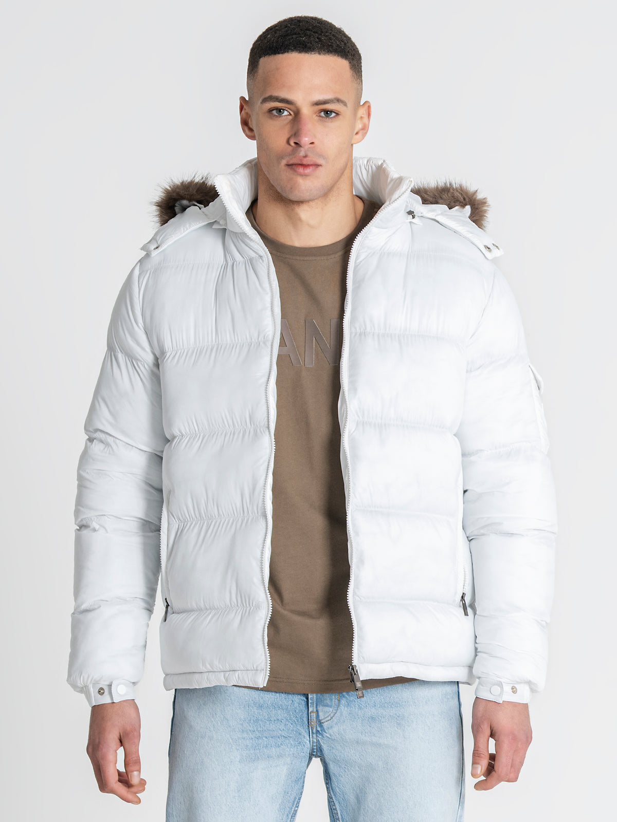 Chaqueta Puffer Blanca GK