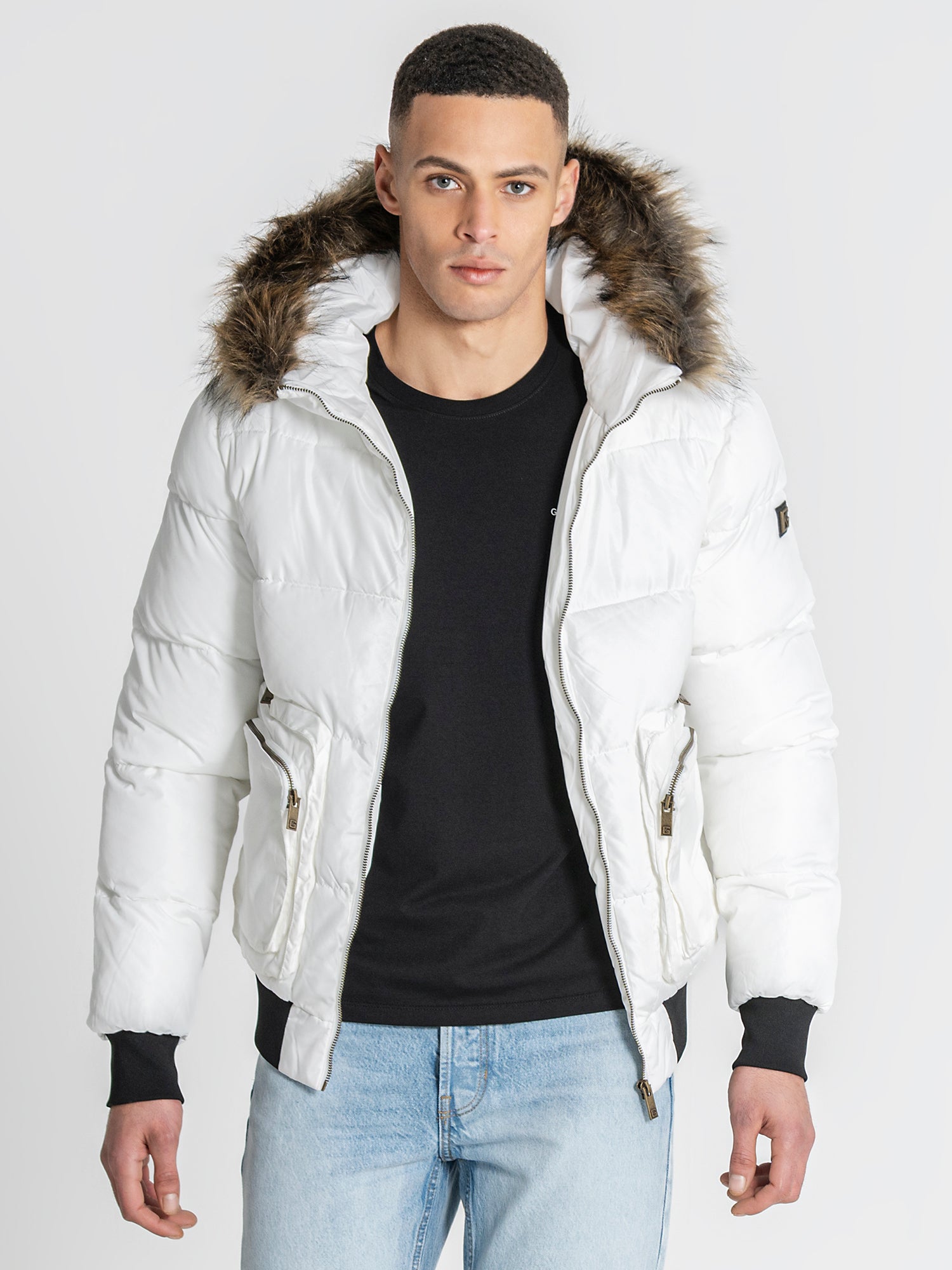 puffers / White Utility Puffer Jacket