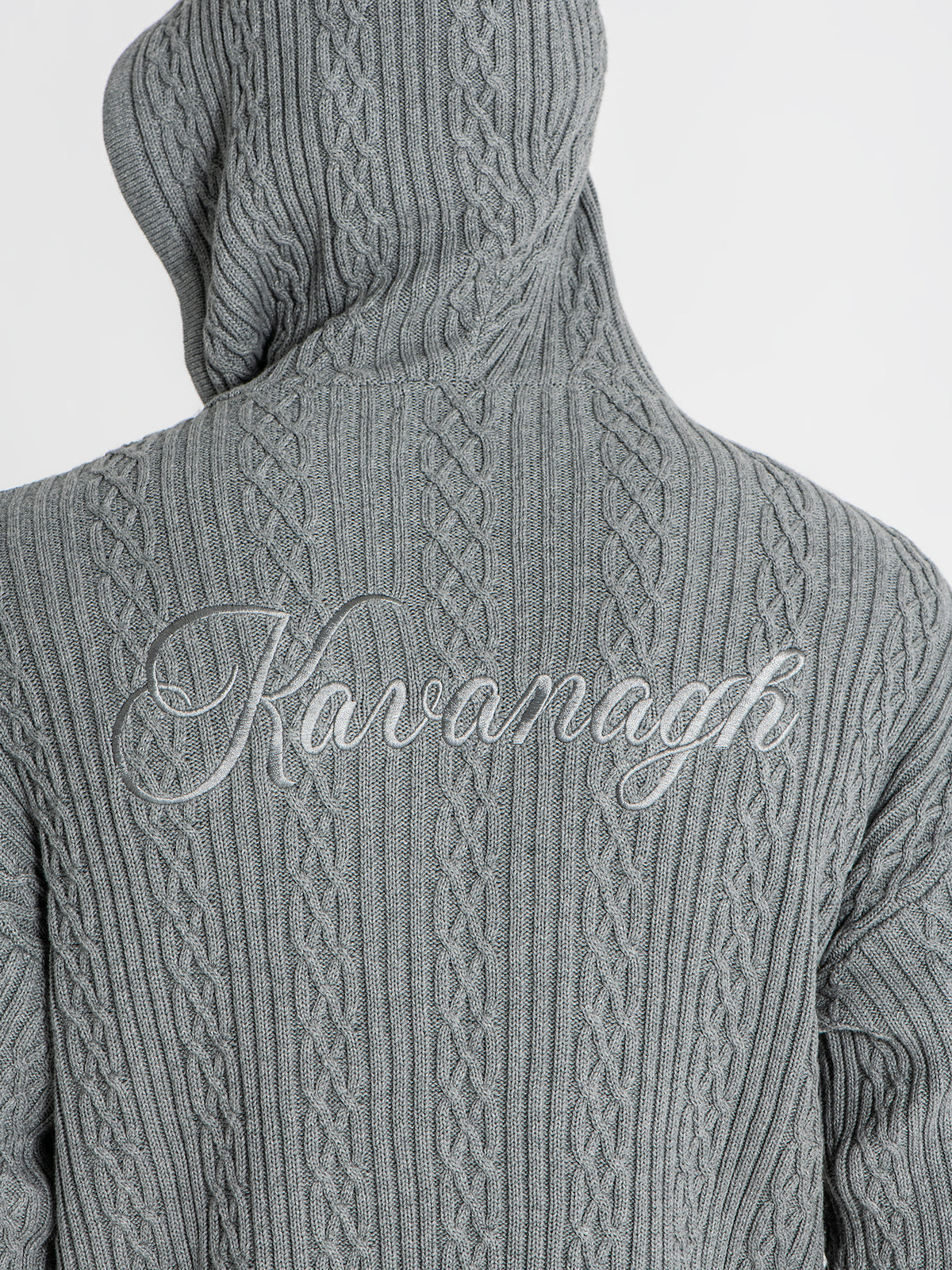 hoodies / Grey Core Knit Hoodie