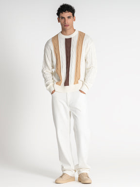 sweats / Beige Triple Sweater