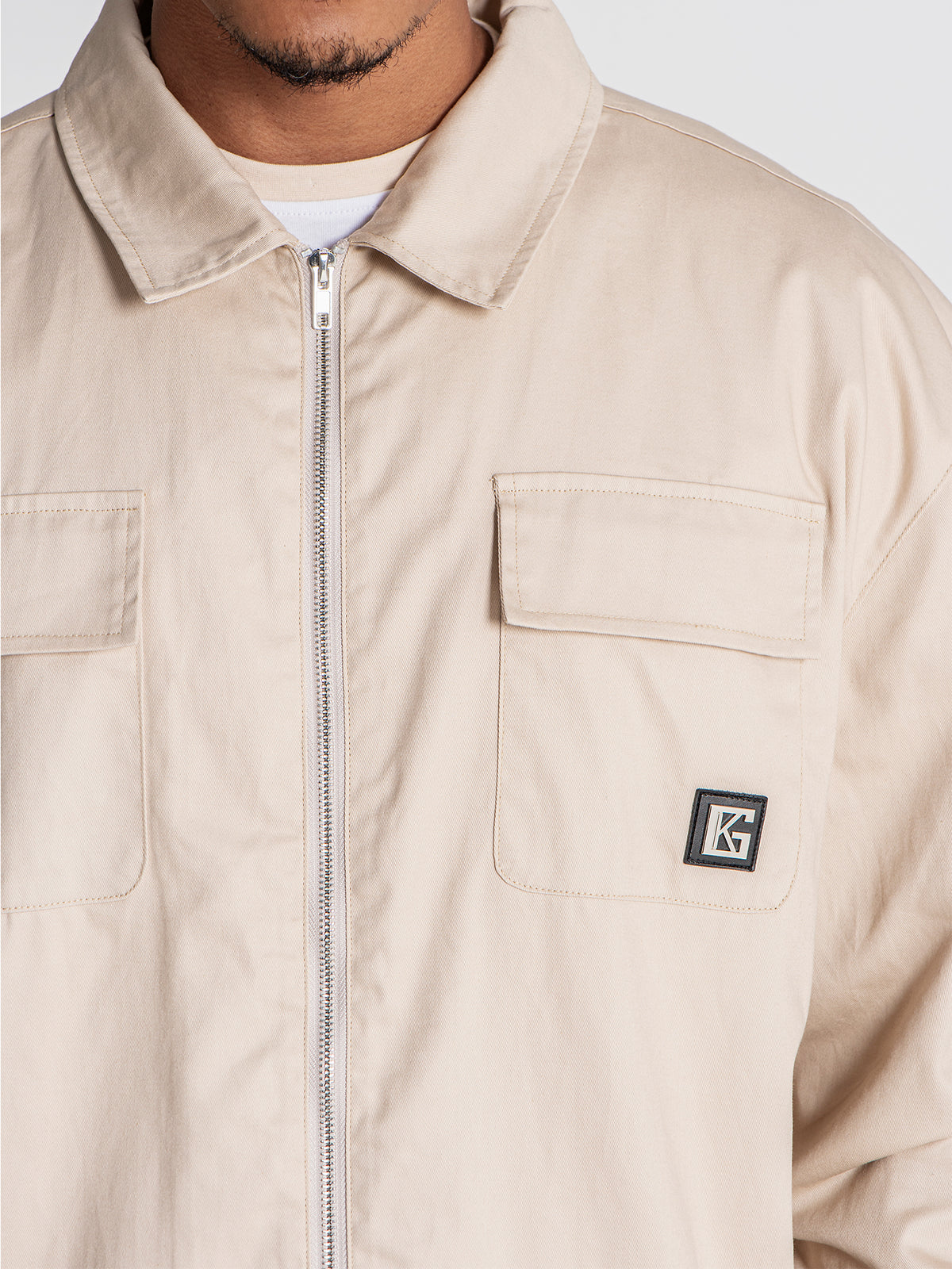 shirts / Beige Los Felices Zip Shirt