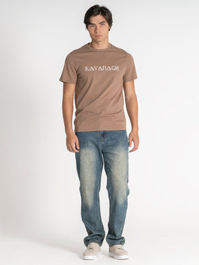 t-shirts / Taupe Greek Tee