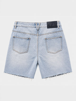 shorts / Light Pink Wash Denim Shorts