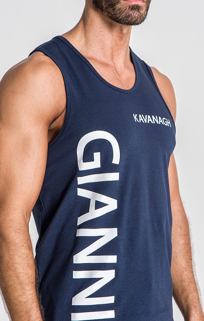 tank tops / Navy Blue Dimension Tanktop