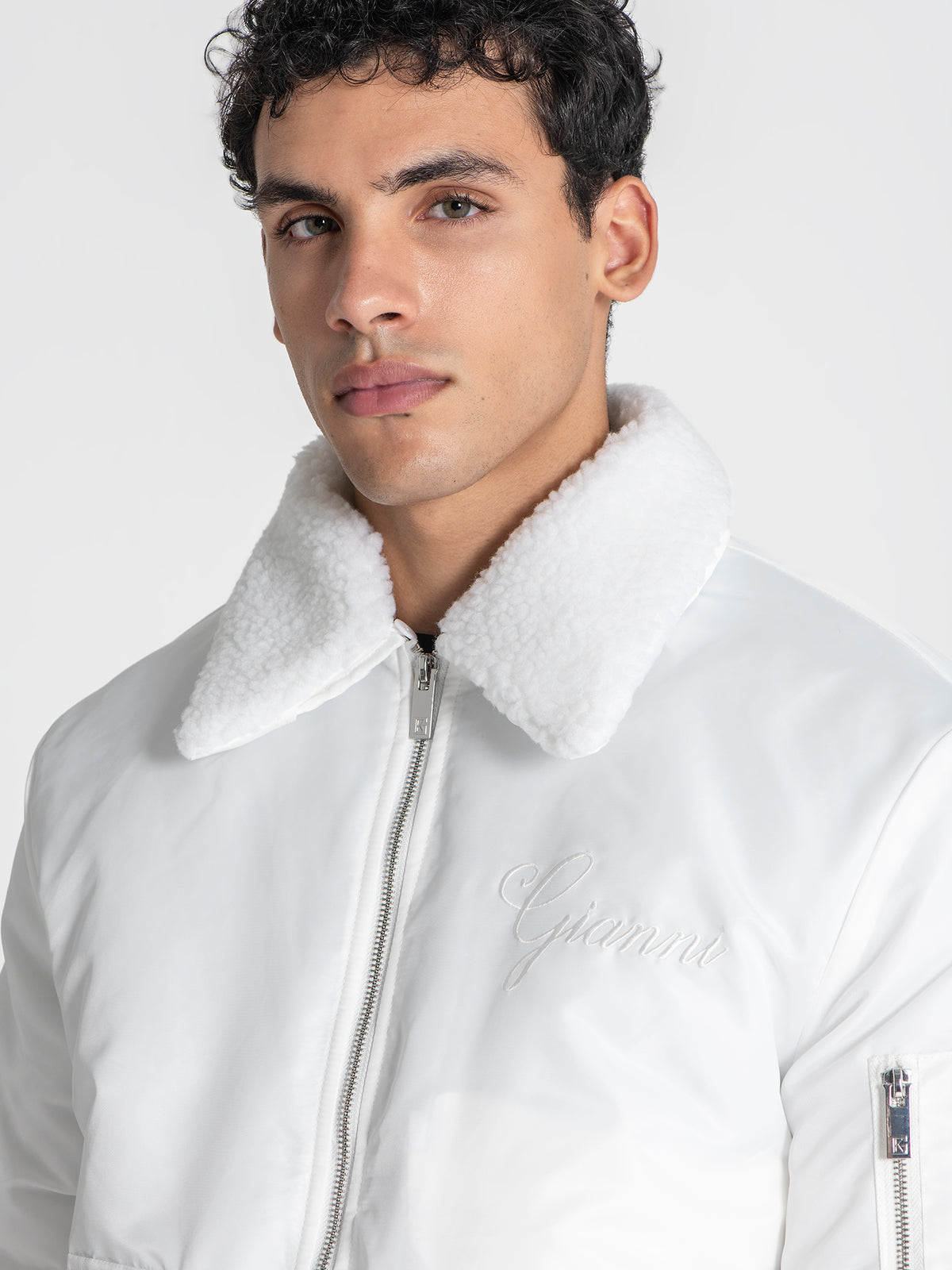 bombers / White Gianni Bomber Jacket