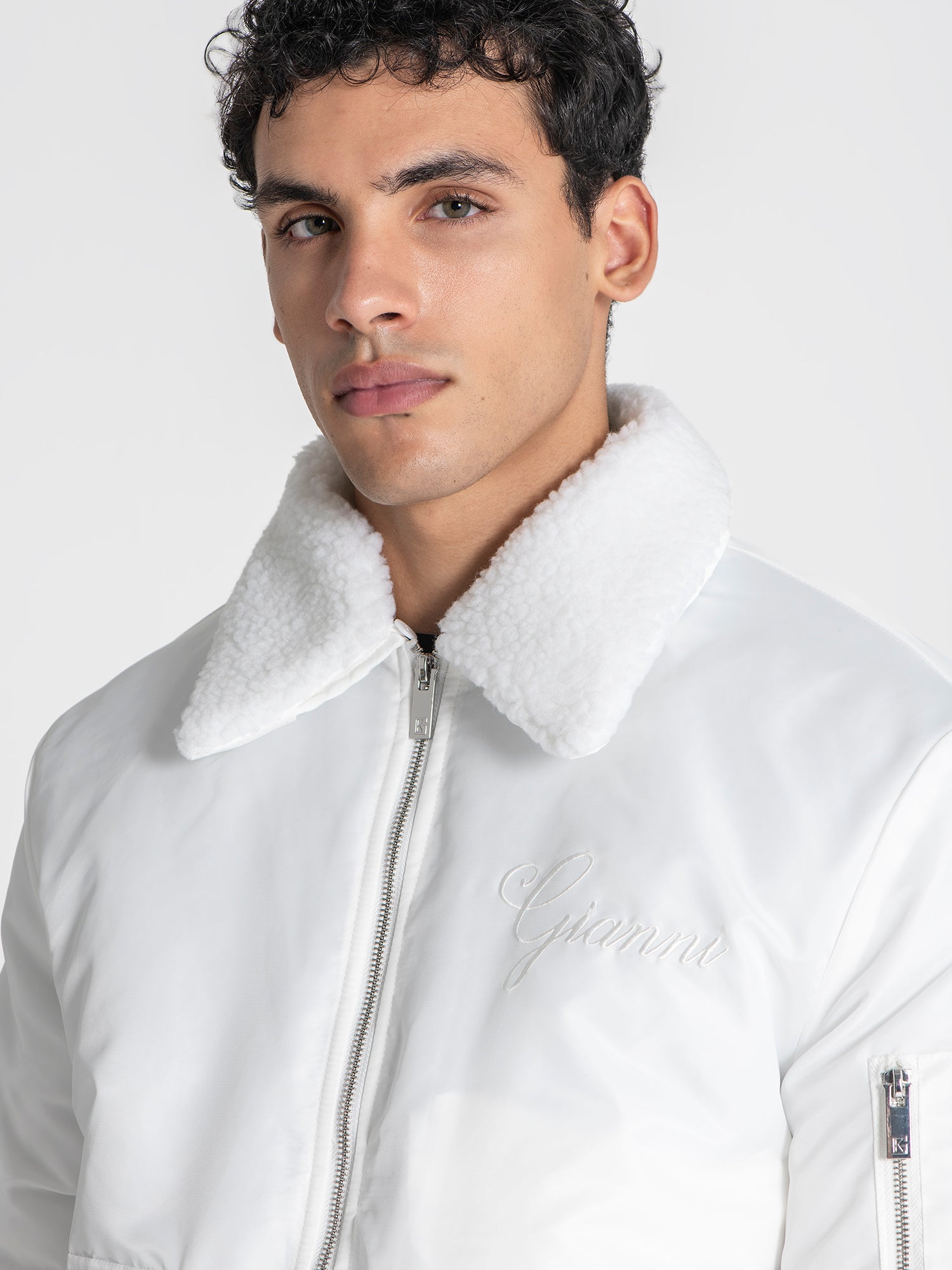 bombers / White Gianni Bomber Jacket