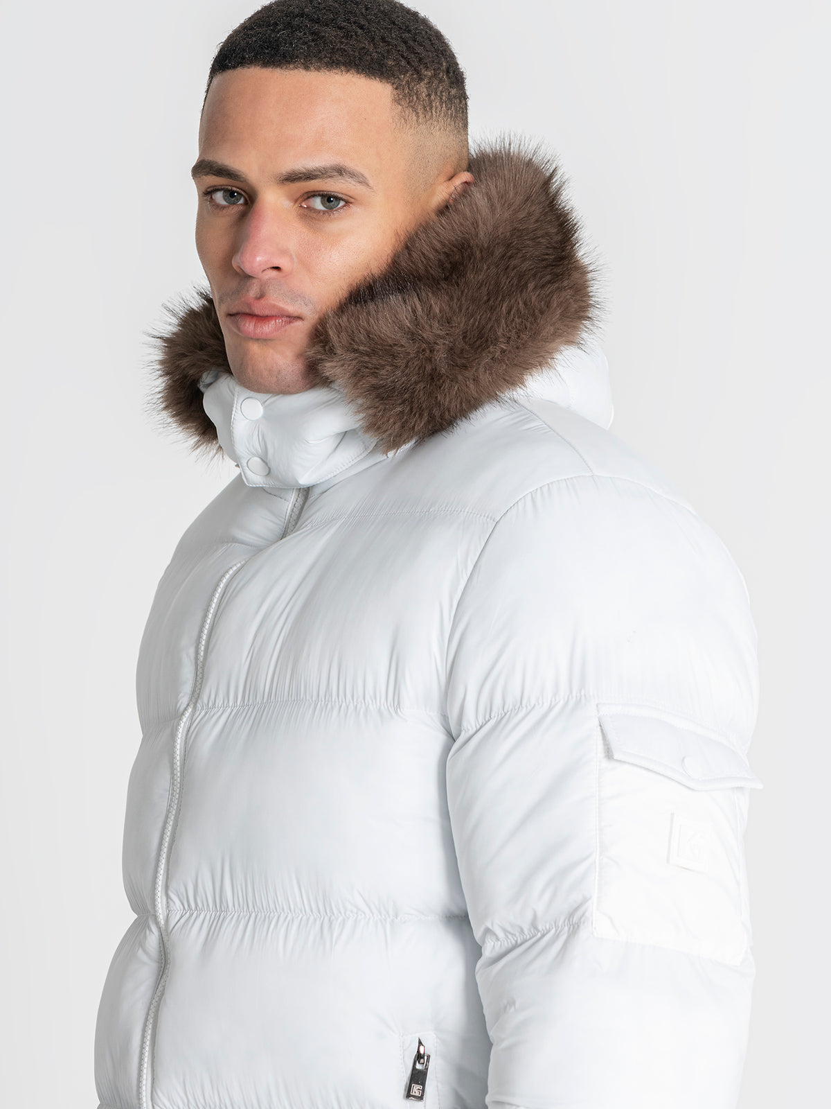 Chaqueta Puffer Blanca GK