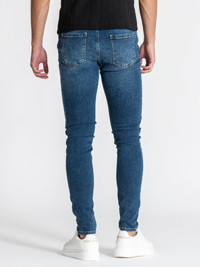 jeans / Dark Blue Core Destroyed Jeans