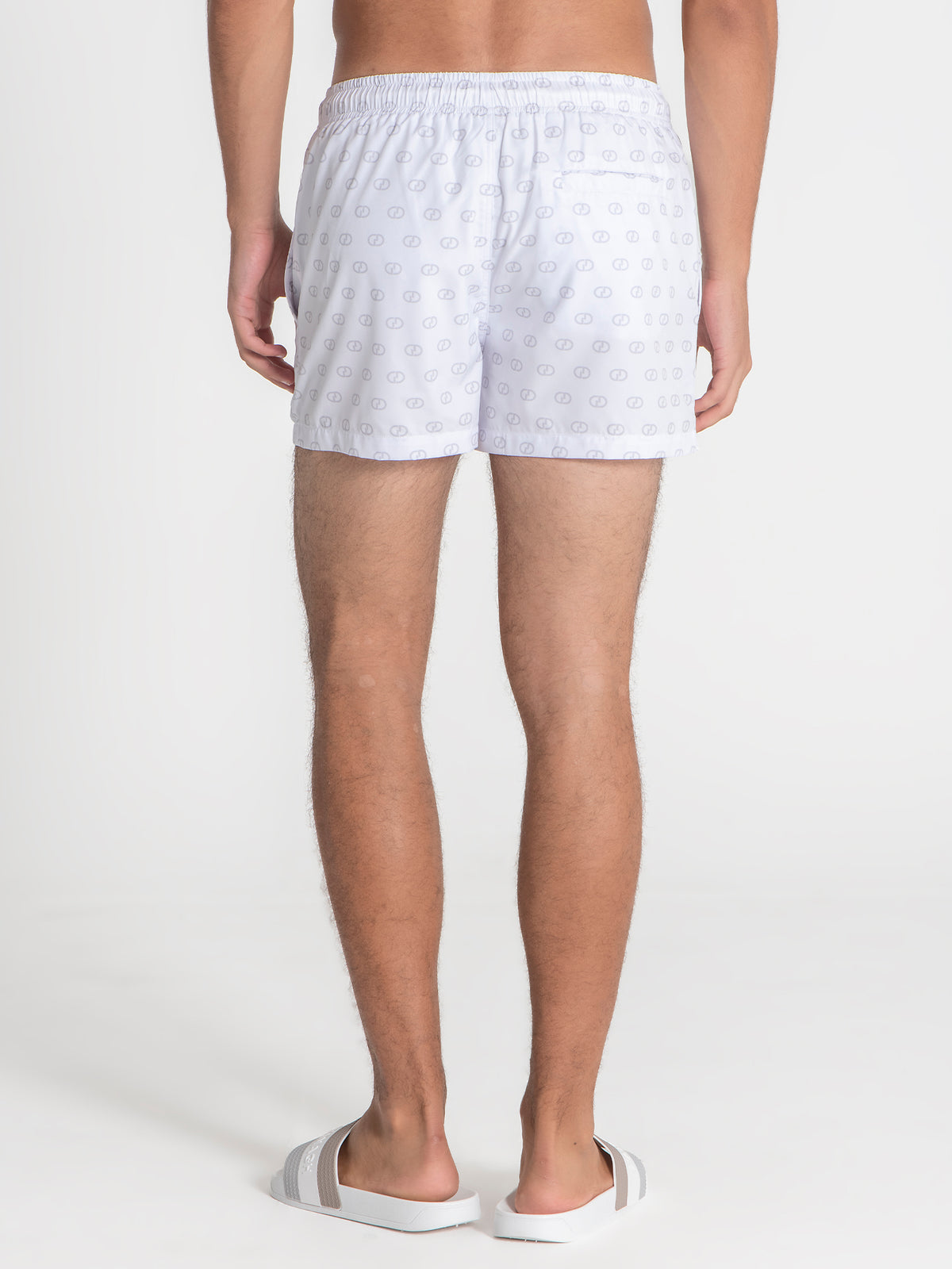 swimshorts / White GG Mania Swimshorts