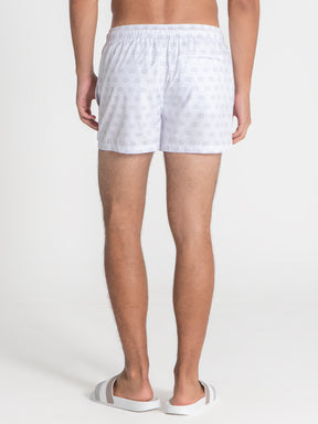 swimshorts / White GG Mania Swimshorts