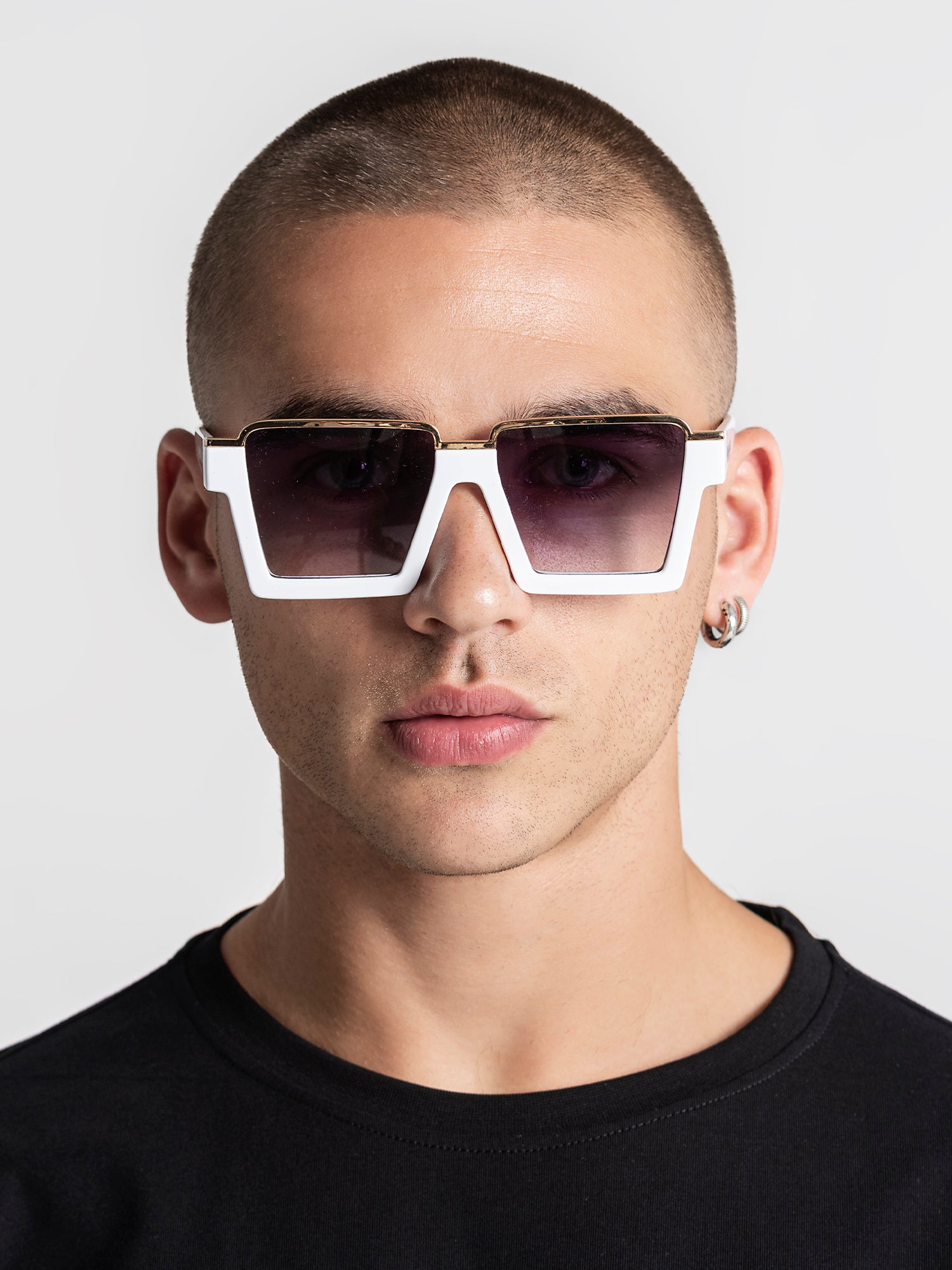 White Visionary Sunglasses