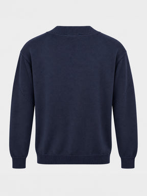 jackets / Blue Essential Knit Cardigan